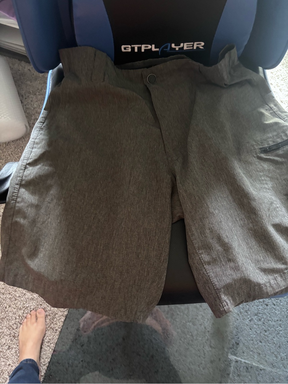 ZeroXposur Men's Gray Athletic Shorts